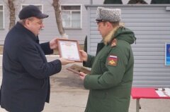 29 марта военнослужащие и горожане отметили 77-летие Гвардейской Волгоградско-Киевской ордена Ленина, Краснознаменной, орденов Суворова и Кутузова 2-й степени 35-ой отдельной мотострелковой бригады